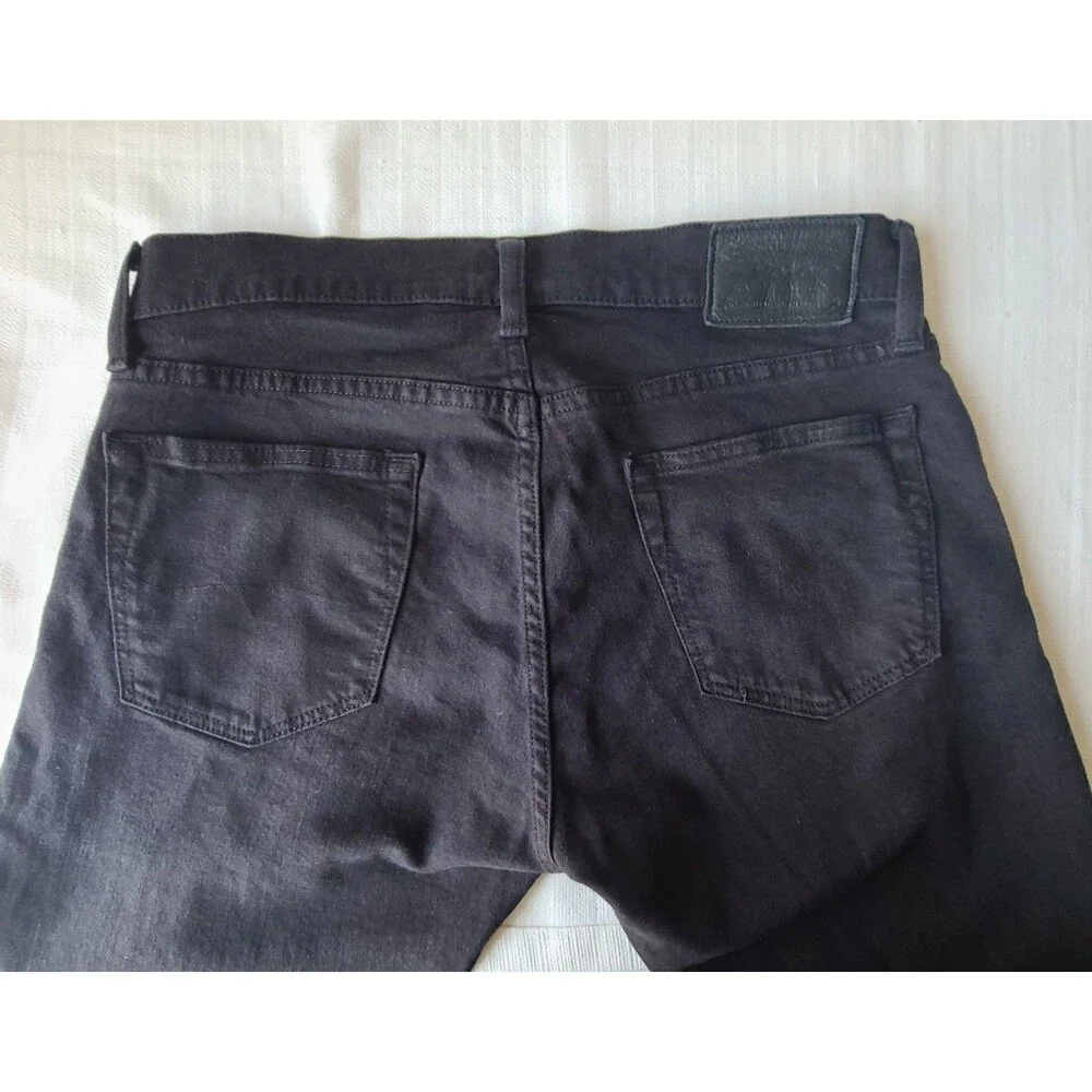 Polo Ralph Lauren Varick Slim Straight Jeans Mens 30x30 Black Stretch Denim